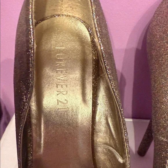 Forever 21 Sparkling Glitter Heels - Picture 9 of 9